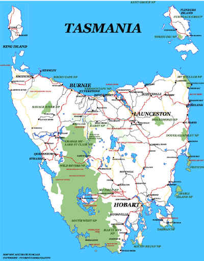 THE UPPER FLORENTINE VALLEY IN TASMANIA (AUSTRALIA) 